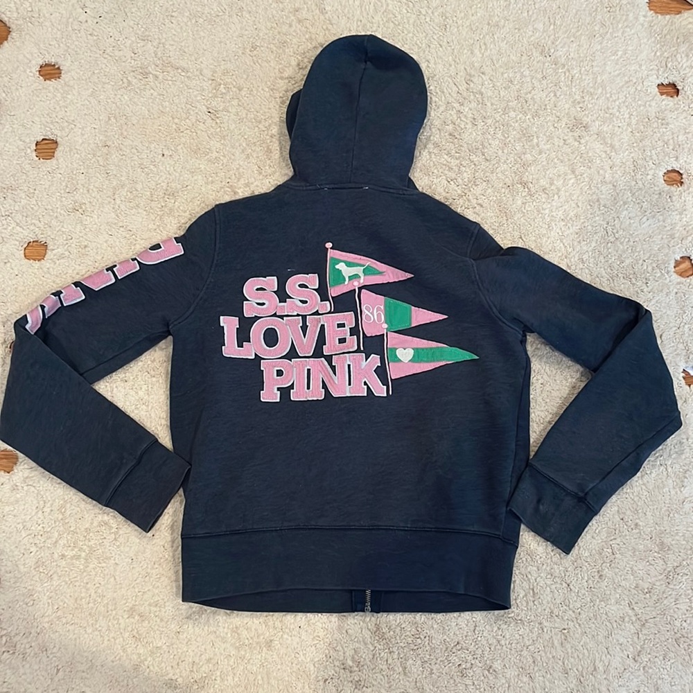 Victoria’s Secret Pink hooded zip-up jacket